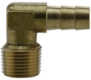Nl Brass -3/8"Barbx1/4"Mpt Elb - Pack of 10