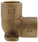 Nl Brnz 1/2"C X 1/2"C Dropear - Pack of 25