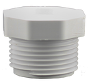 1/2" Mipt Plug-Schedule 40 Pvc - Pack of 10