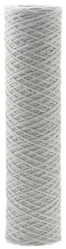 10 Mic. 10" Giant Wound Cotton High Temp. Cart. 300f/Ss Core - Pack of 8
