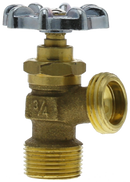 No Lead 1/2" Mpt Sed. Faucet Aluminum Silver Handle - Pack of 10