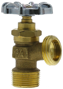 No Lead 1/2" Mpt Sed. Faucet Aluminum Silver Handle - Pack of 10