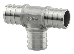 BOSHART 304 Stainless Steel PEX TEE SIZE 3/4" 3/4" 3/4"