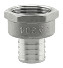 BOSHART 304 Stainless Steel PEX - FPT |adapter PEX 3/4" FPT 1/2"