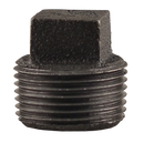 1" Plug - Black - Pack of 40