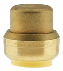 No Lead 3/4"Pushfit Cap - Pack of 6
