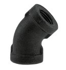 1/4" 45 Elbow - Black - Pack of 35