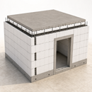 BuildBlock ICF safe room shell kit 10x10 promotional render
