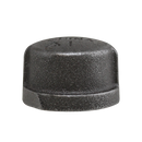 6" Cap - Black - Pack of 2