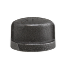 1/8" Cap - Black - Pack of 100