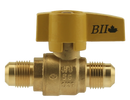 1/2" Flare X 1/2" Flare Gas V With Yellow Handle - Pack of 10