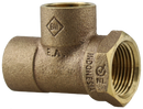 Nl Brnz 2"C X 3/4"F X 2"C Tee Solder Fitting - Pack of 3