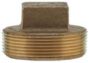 4" Brnze No Lead Cored Plug - Pack of 6