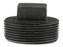 2-1/2" Solid Plug - Black - Pack of 30