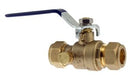 3/4" Nl Full Port Comp Ball Valve W/Drain 200 Cwp - Pack of 10