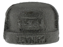 1/2" Cap - Black - Pack of 50