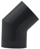 4" Slip X Slip 45 Elbow Schedule 80 Pvc - Pack of 4