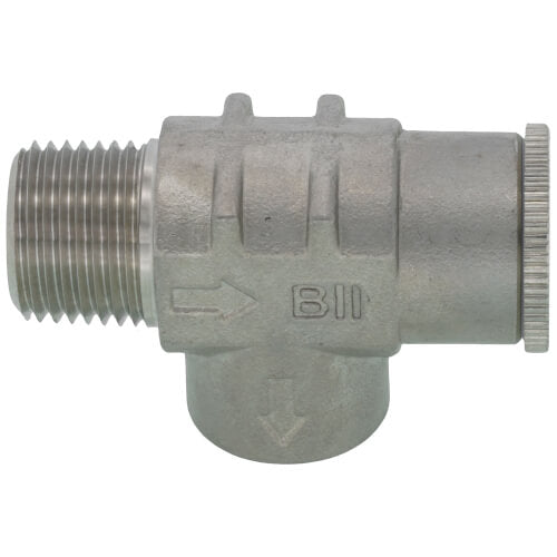 Boshart stainless steel 1/2 inch relief valve 75 PSI