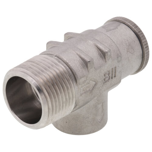 Boshart stainless steel 3/4 inch relief valve 100 PSI