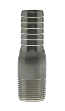 BOSHART 304 Stainless Steel Insert MPT Swaged Adapter (Barbed)