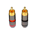 CARTER 24K Gold Plated Brass RCA Jacks | Car | Home | Audio