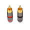 CARTER 24K Gold Plated Brass RCA Jacks | Car | Home | Audio