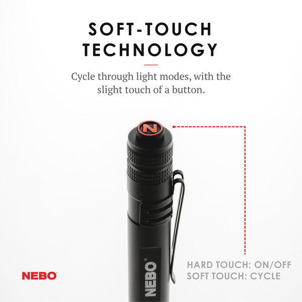 NEBO Inspector RC | IP67 Waterproof | Rechargeable | Flex Power | Pocket Size | 4X Zoom