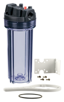 Boshart 10" Clear Filter Housing Kit (W/ Mount & Wrench) 3/4" inlet