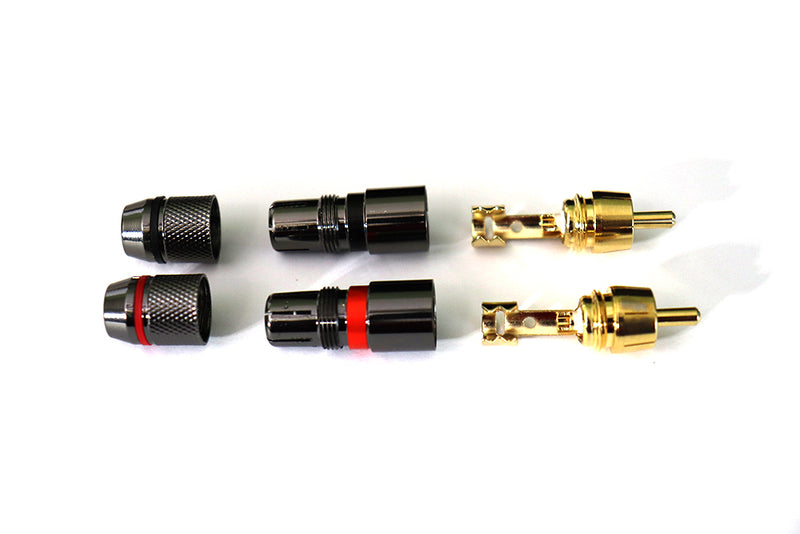 CARTER 24K Gold Plated Brass RCA Jacks | Car | Home | Audio
